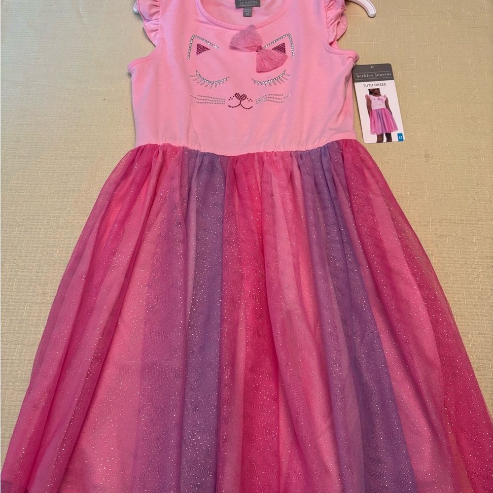 Pink and Purple Kids Casual Dress